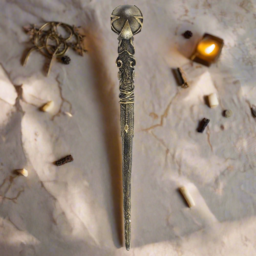Bronze Pentagram Wand