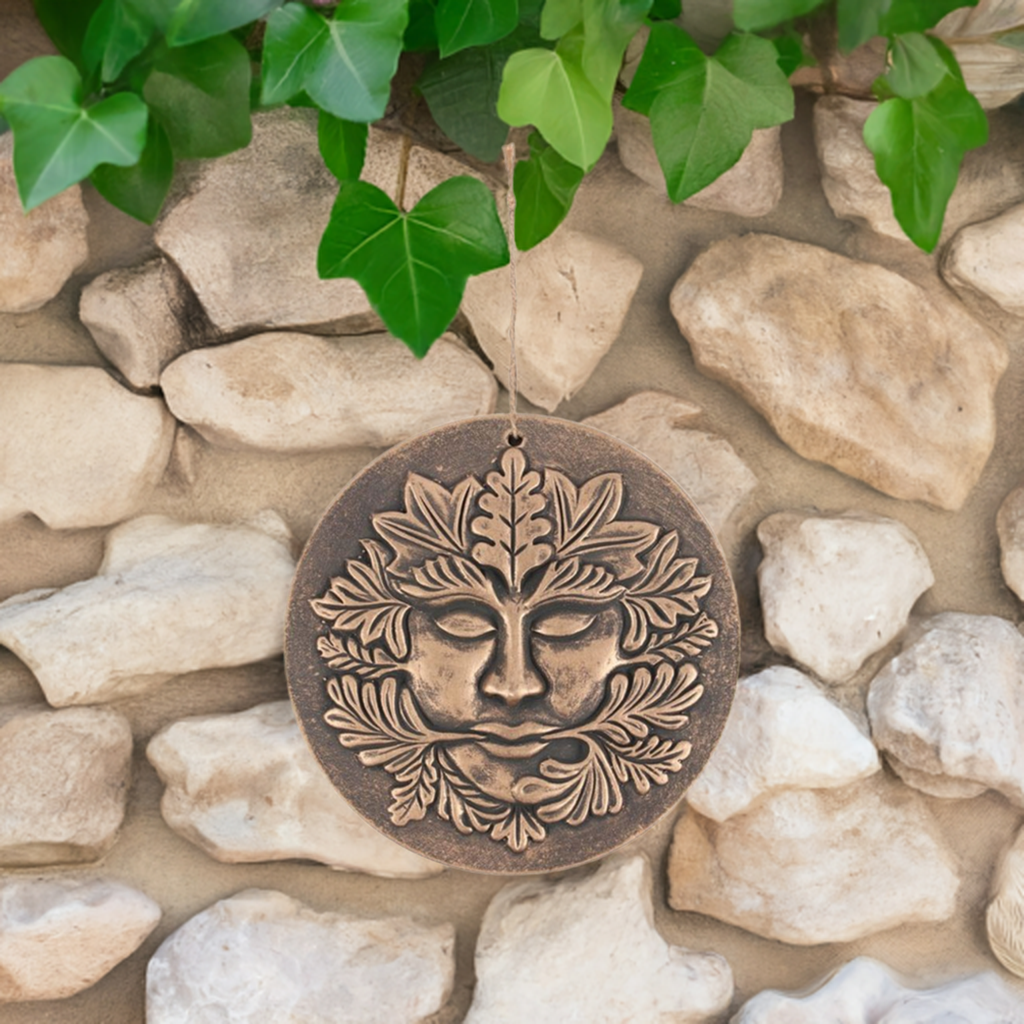 Bronze Green Goddess Terracotta Plaque