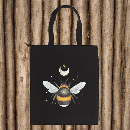 Forest Bee Polycotton Tote Bag